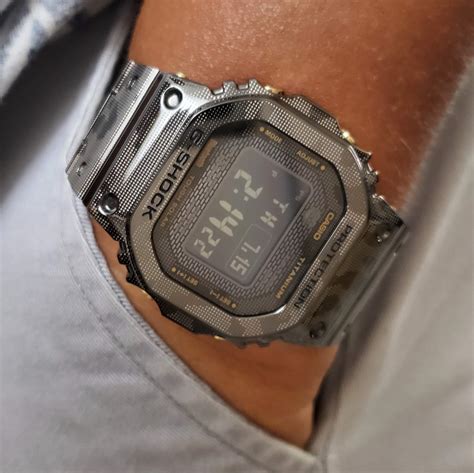 g shock square titanium.